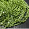 Natural Green Peridot Smooth Round Coin Beads Strand Quantity 10 Strand Length 14 Inches and size 4mm approx. 